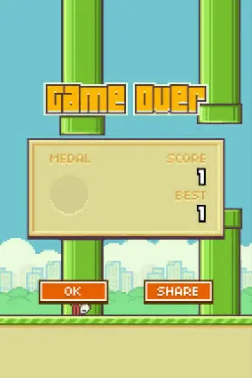 Flappy Bird Shut Down
