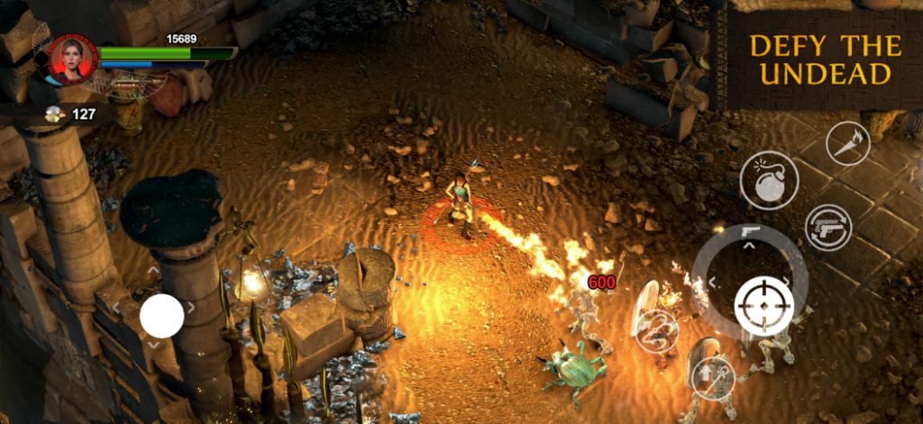 Lara Croft Temple of Osiris gameplay