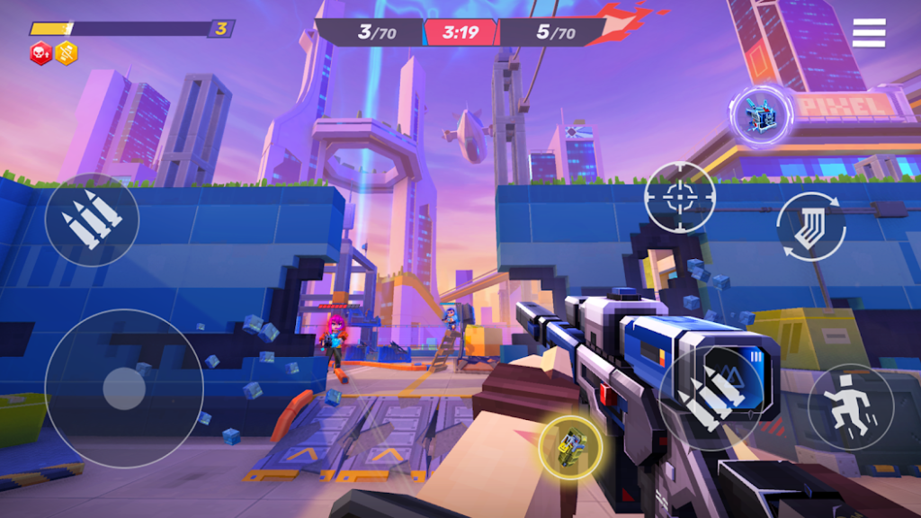 Pixel Gun 2 gameplay