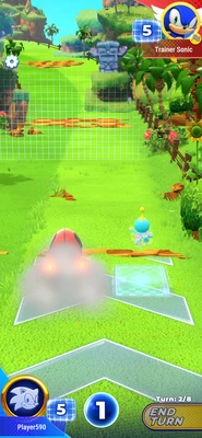 Sonic Blitz gameplay