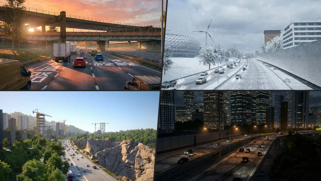 endless driving simulator